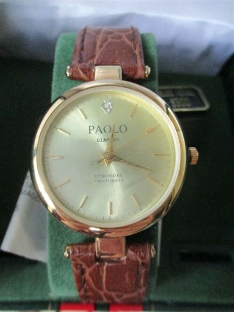 paolo gucci watch fake|paolo designed by gucci watch.